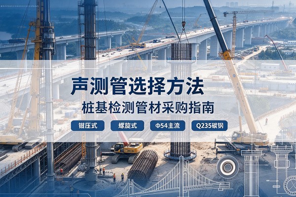 蚌山声测管选型标准