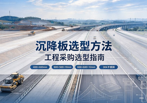 蚌山沉降板选择方法