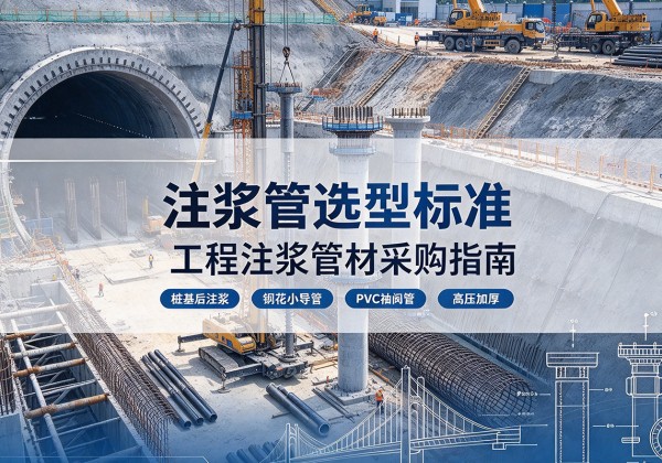 蚌山注浆管选型标准